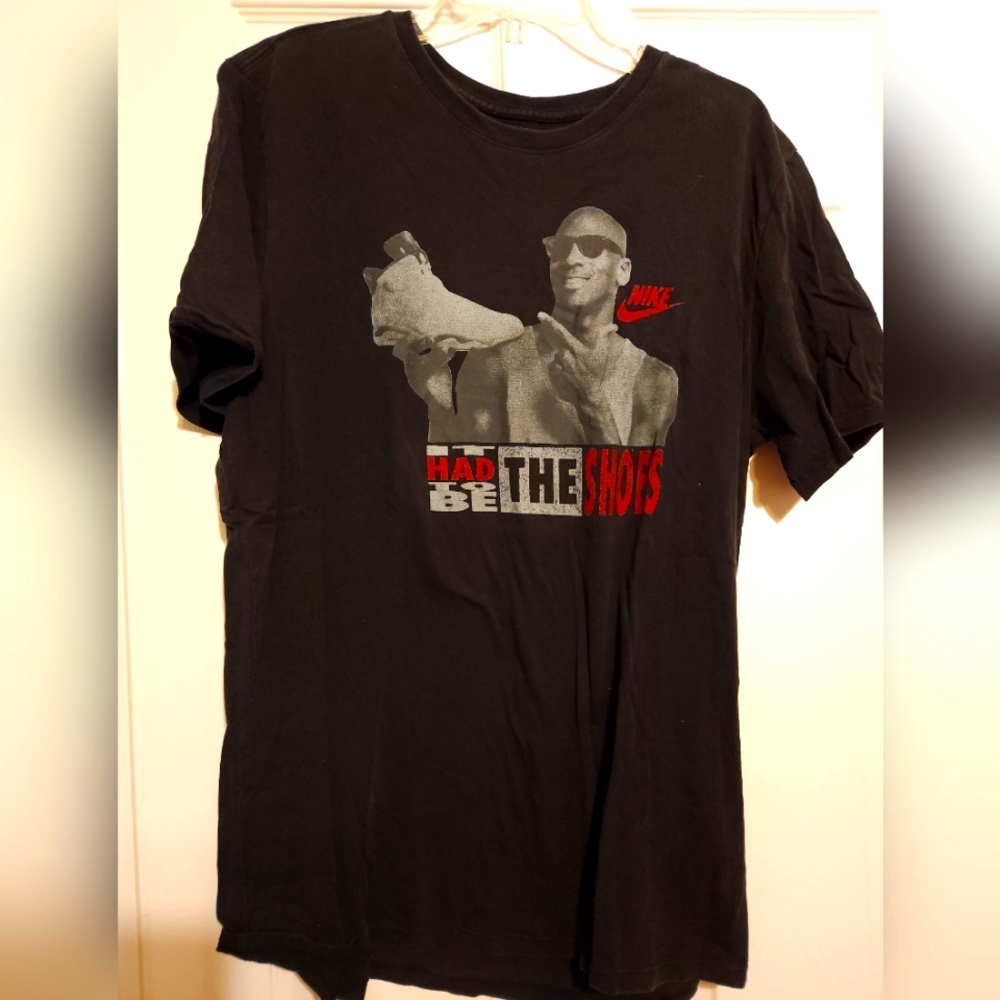 Nike Jordan Black Graphic Men's Retro T-Shirt